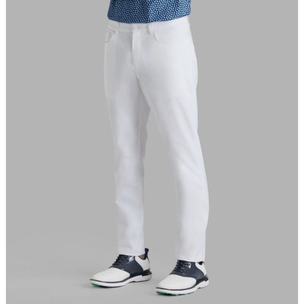 G/FORE Performance 4-Way Stretch Tour 5 Pocket Pant White ( 32 )